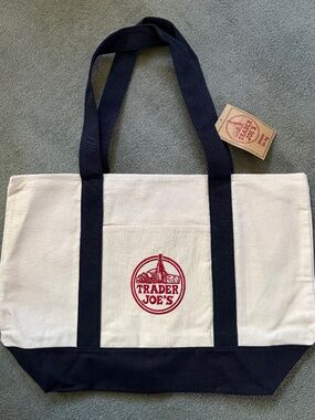 Trader Joe’s Large Navy Tote Bag